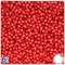 BeadTin Red Opaque 4mm Round Plastic Craft Beads (1000pcs)